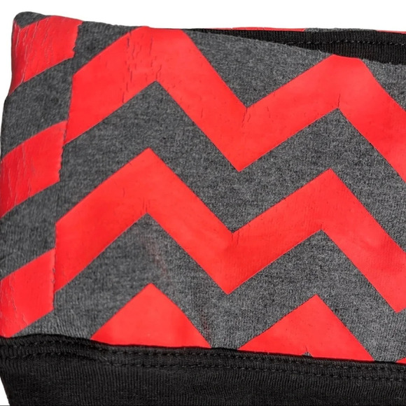 🛍️3/$40 Pink Victoria’s  Secret Black Leggings Chevron Waistband Size Small - Picture 4 of 4